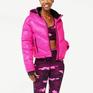 Women's Pink Puffer Jacket